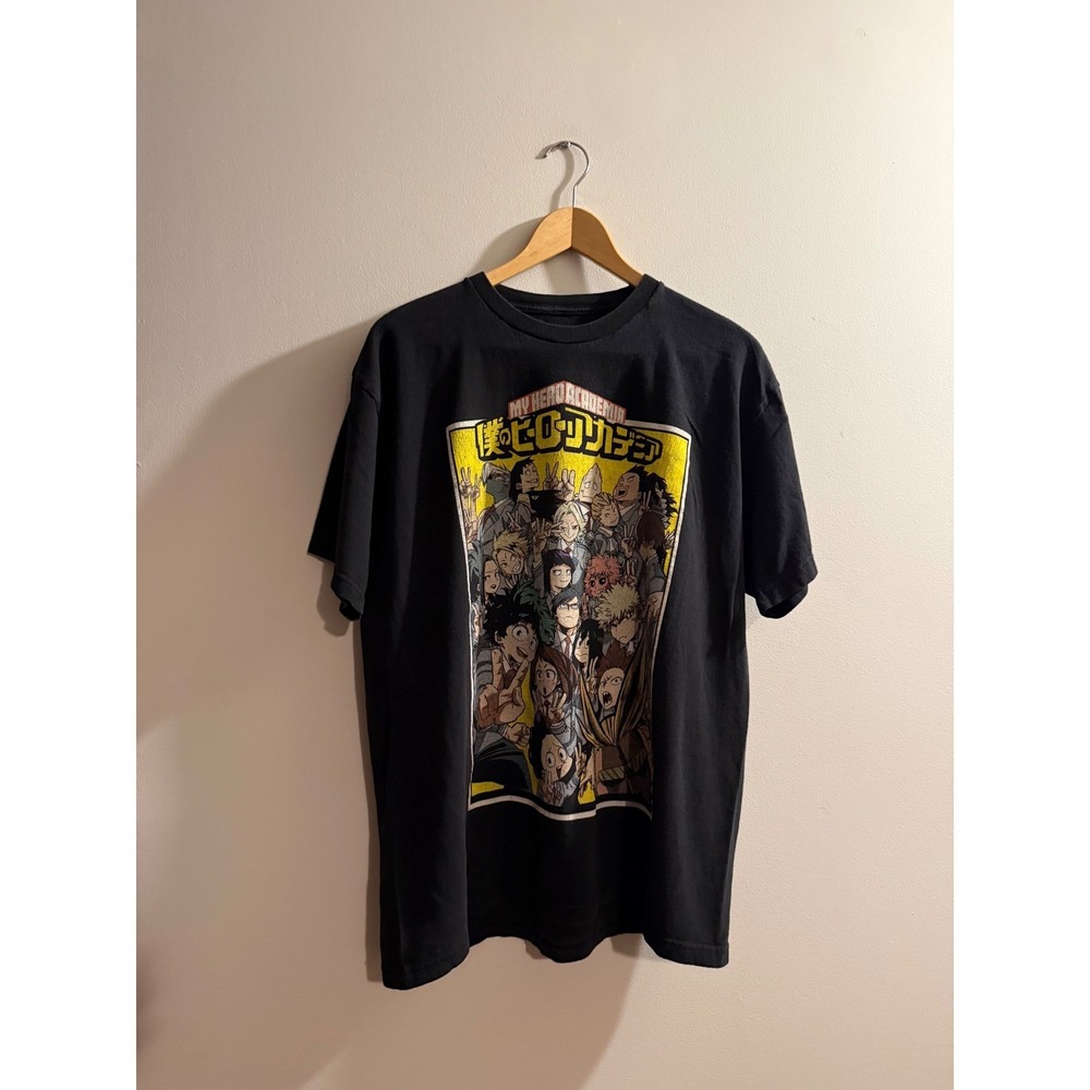 My Hero Academia Funimation Graphic T-Shirt Black Class 1-A Large